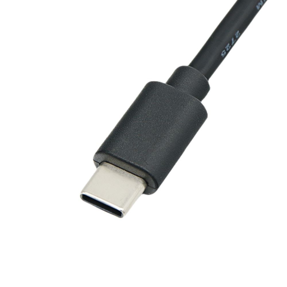 USB Type C Male To Female Extension Cable With Screw Holes Panel Mount 17mm Pitch Data Transfer Charging Cord For Industrial Equipment Monitor