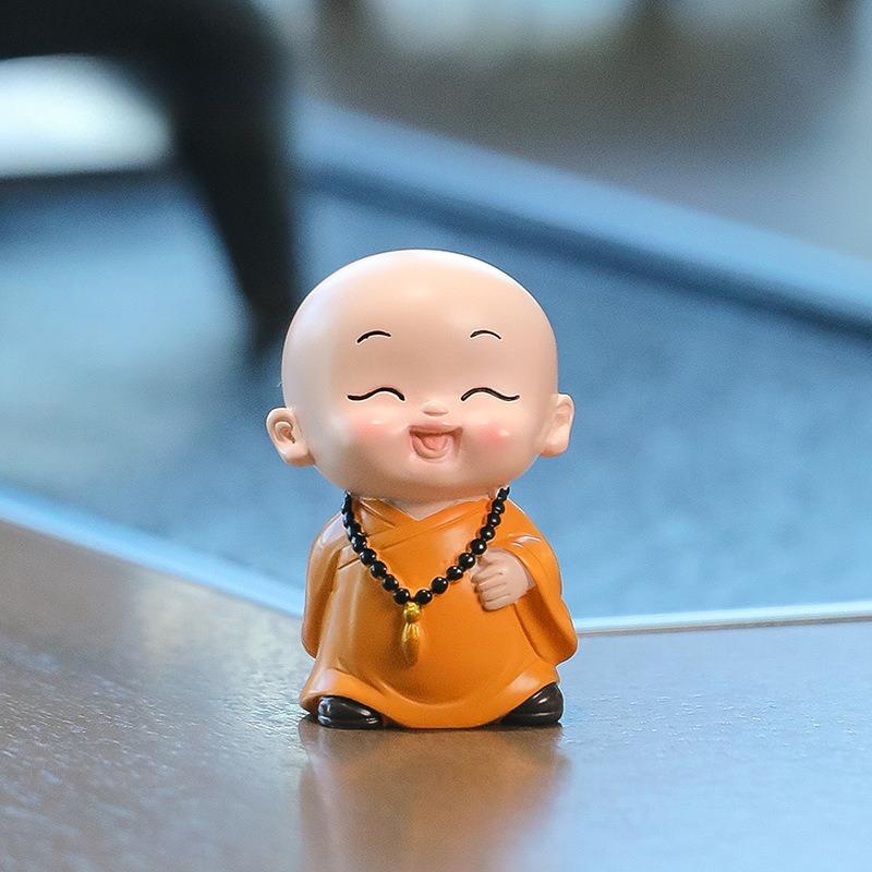 

1 шт. Китайский Дзен Маленький Монах Орнамент Милый Маленький Послушник Настольный Чайный Столик Чайный Питомец Чайный Столик Офисное Украшение Безделушка
