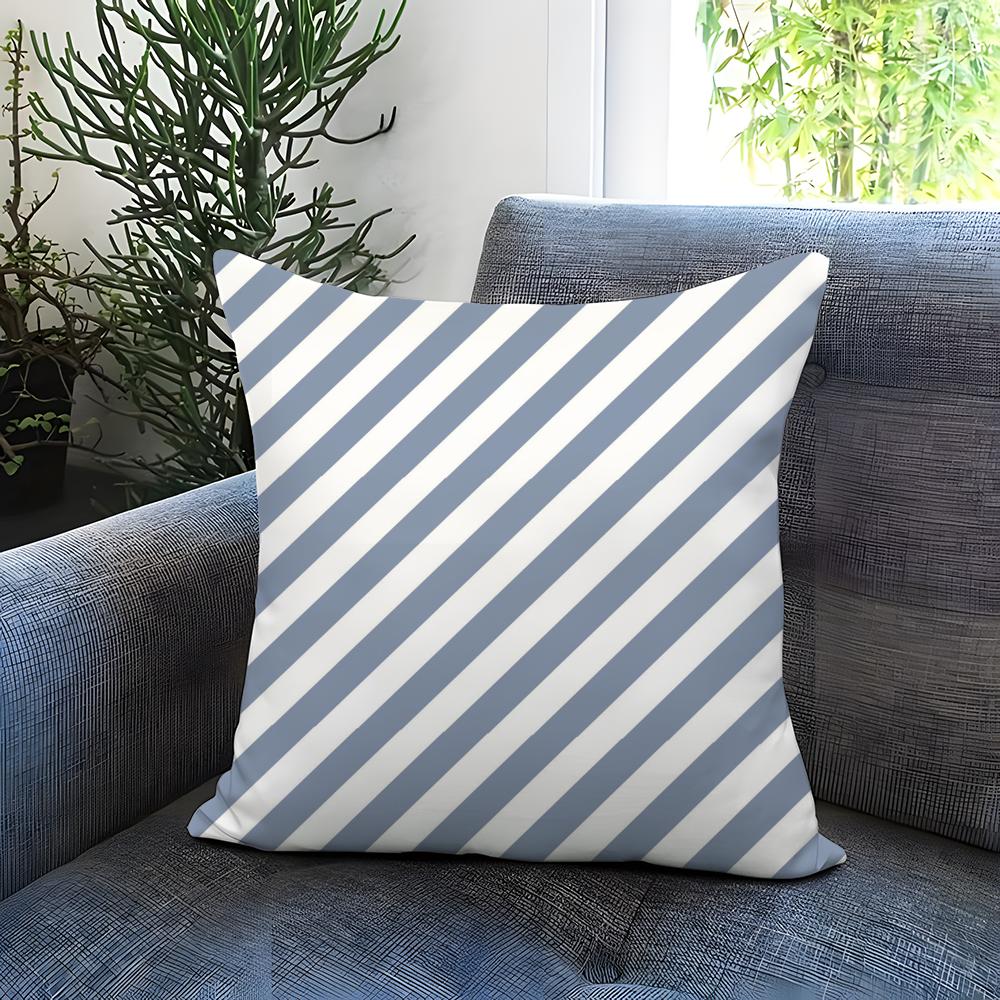 Streifen Kissenbezug Bequem Wendbar Kissenbezug Ideal für Auto Sofa Schlafzimmer Jenseits