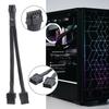 Double 8Pin Female To 12+4Pin Male Adapter Cable for RTX40 Series Stable To Motherboards  Power Transfer Flexible