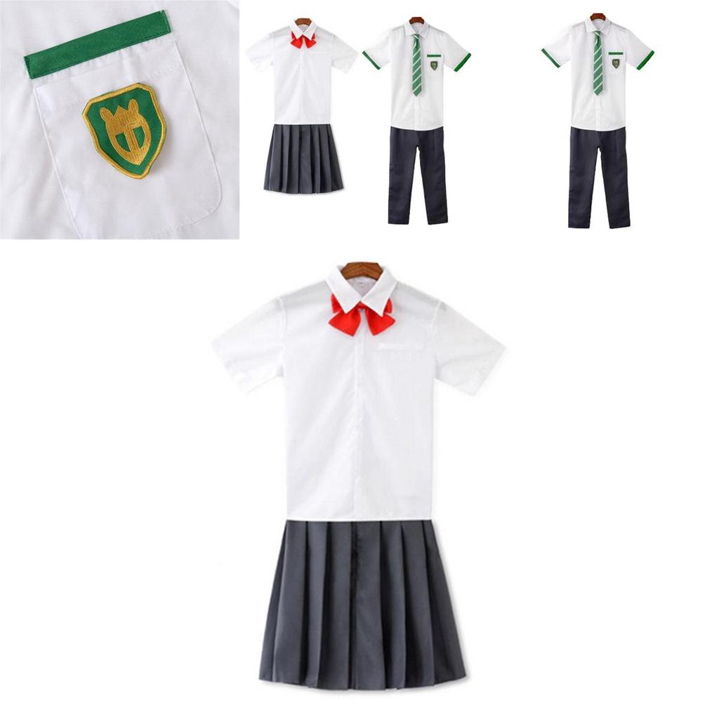Prachtig Your Name Tachibana Taki En Miyamiu Mitsuha Cosplay Kostuum Perfect Voor Anime Liefhebbers