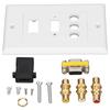 Multimedia Socket HD Multimedia Interface 3RCA VGA Coaxial Ethernet Wallboard Socket Coupler Type Connector