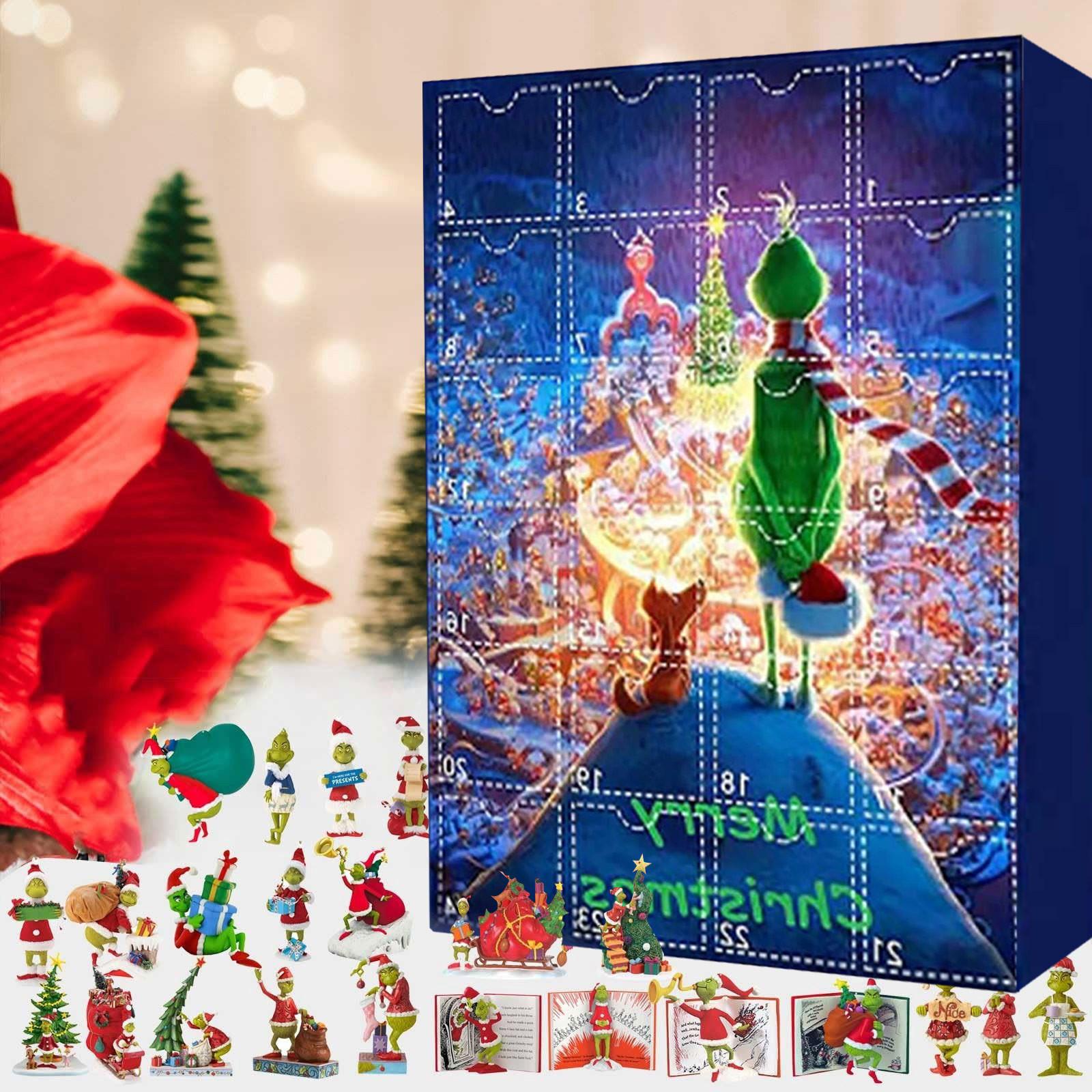 

Рождественский адвент-календарь, серьги обратного отсчета, адвент-календарь, коробка-сюрприз, рождественский адвент-календарь, подарок-сюрприз One Size