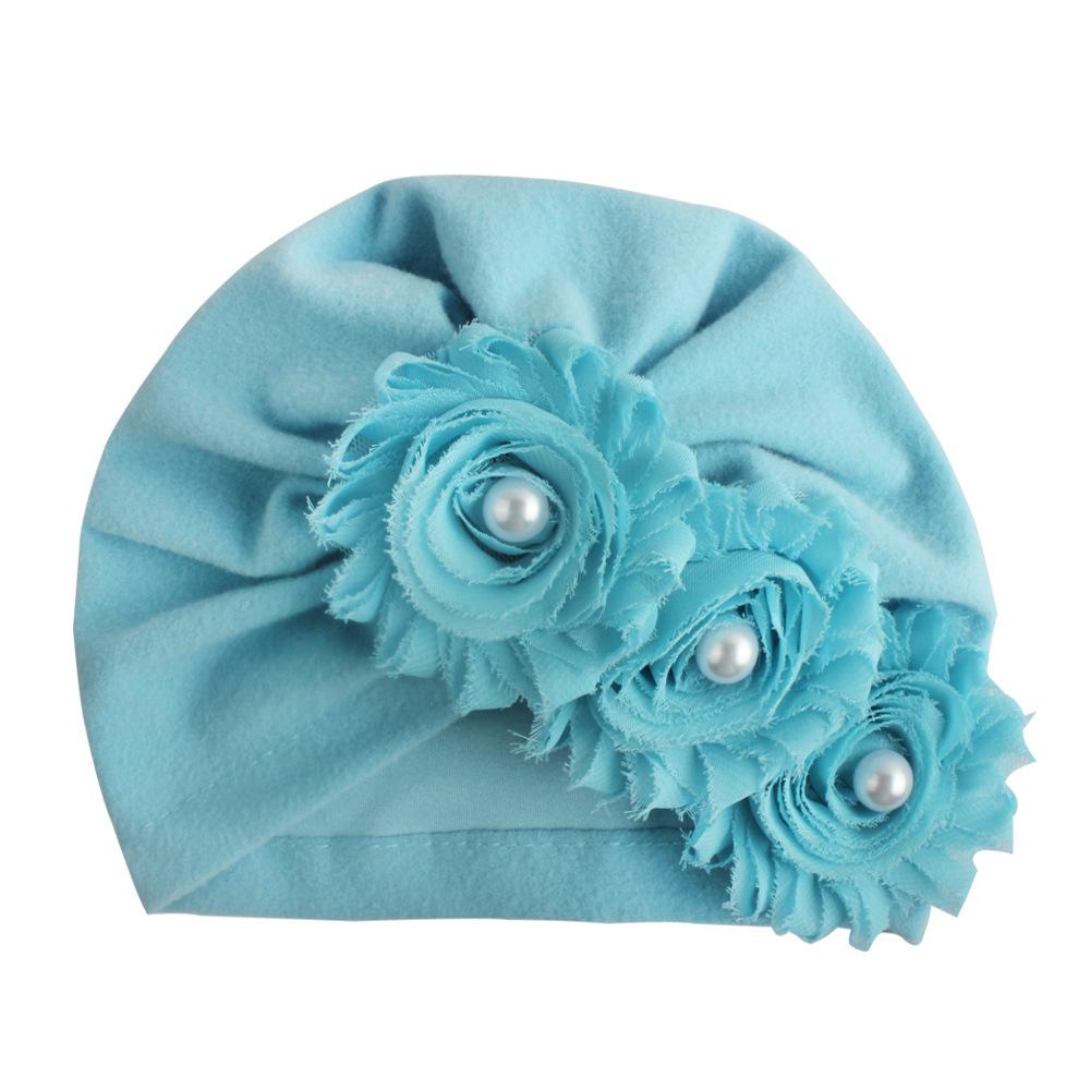 Sunflower Diamond Baby Hat - Solid Color