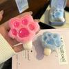 Cute Plush Paw Popsicle Hair Clips - Adorable Bangs & Side Clips for Kids, Soft Skin-Friendly Material, Gentle on Toddlers' Hair