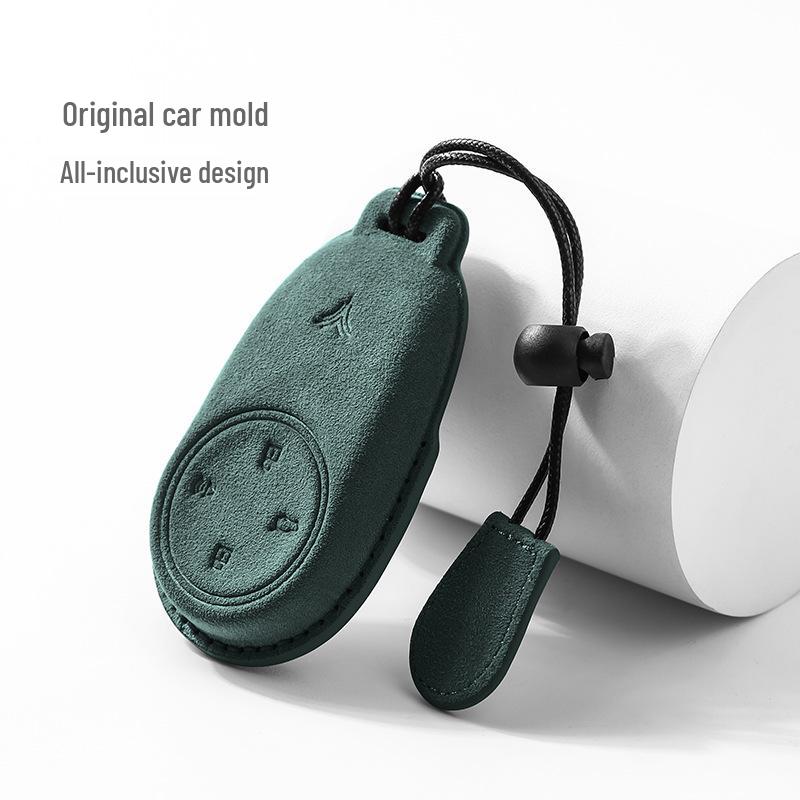 Nezha GT Suede Key Case: Remote Protection Bag with Interior Modification for Nezha AYA