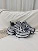 Mesh breathable silver dad shoes girl 2025 autumn new thick-soled versatile thin super fire sports casual shoes