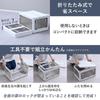 YAMAZEN Large Storage Accessible from Any with Container Box for Clothing Wide X Deep X 30cm Charcoal Box, Stackable, Foldable, Direction, Casters,