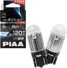 PIAA Position LED High-Brightness LED Bulb Series, 6000K, 120lm, T10, 12V, 1.7W, 2-Pack (LEP122)