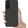Case - BOOLING - for Samsung S21 Plus - Black - Flexible - Anti-Scratch - 2 Tempered Glasses