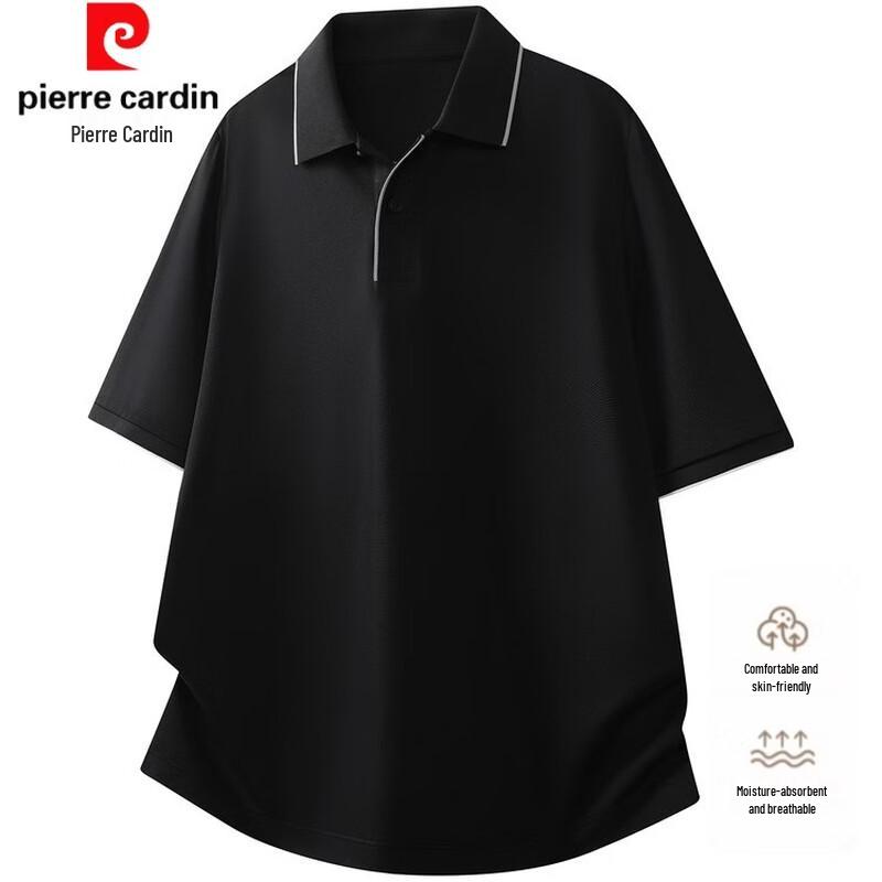 Pierre Cardin Men's Cooling Cotton Short Sleeve Polo Shirt