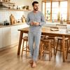 Men's Loose Fit Pajama Set Casual Comfortable Sleepwear for Home Lounging