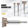 New 10-25mm Drill Bit Carbide Double Blade Hole Saw Cutter Three-Tooth Hexagonal Shank Bit