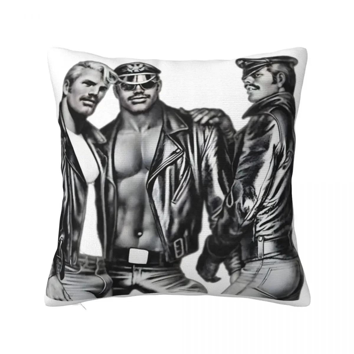 Tom of finland Throw Pillow Christmas Pillowcase Pillow Cases Decorative Cushions Cover decorative pillows, 30x30cm