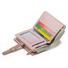 Wallet  PU Printed Zipper Folding Student Multi Slot Zipper Wallet