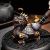 Lucky Dragon Turtle Pixiu Zen Tea Pet Ornament