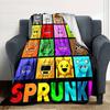 1pc SPRUNKI2 Blanket, Gift, for Men and Women, Soft Blanket, Good for Sofa Bed Couch Travel, Lightweight Flannel Blanket