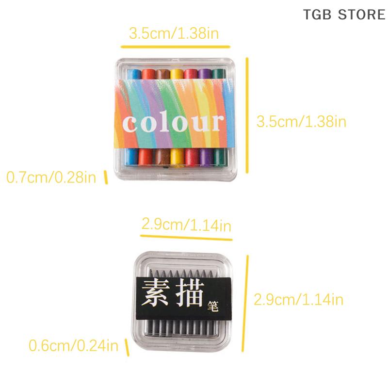 Miniature Watercolor Pencil Paint Box Lifelike Design Mini Paint Box Pretend Toys DIY Simulated Scene Model Play