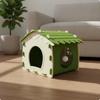 Felt Cat House Wear Resistant Foldable Nest Every Season Use Pet Accessory for Cats, Indoor