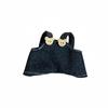 10cm Doll Outfit Handmade Overalls Cute Designs Soft Toy Suspender Trousers for Hobbyists Black