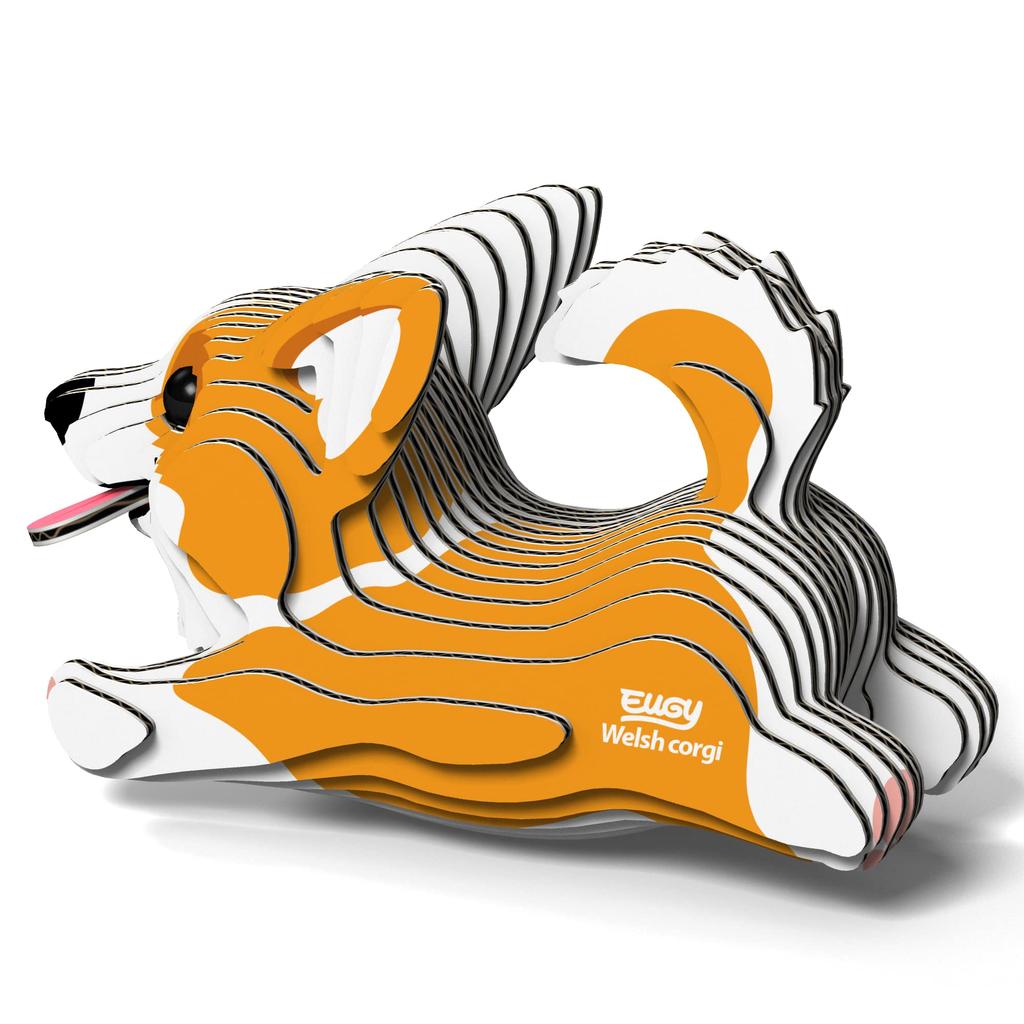 EUGY Corgi Paper 3D Puzzle An Educational Toy That Is Perfect As a Gift for Elementary School and Adults - Boys, Girls, Alike.