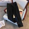 Plus Size Women's High Waist Denim Pants - Casual, Slimming, Loose Fit (3373)