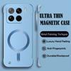 Cool Slim Hard PC Magnetic Frameless Case for Xiaomi 17T 15T 14T 13T 12 11T Pro 17Pro Max Shockproof for MagSafe Anti-drop Cover