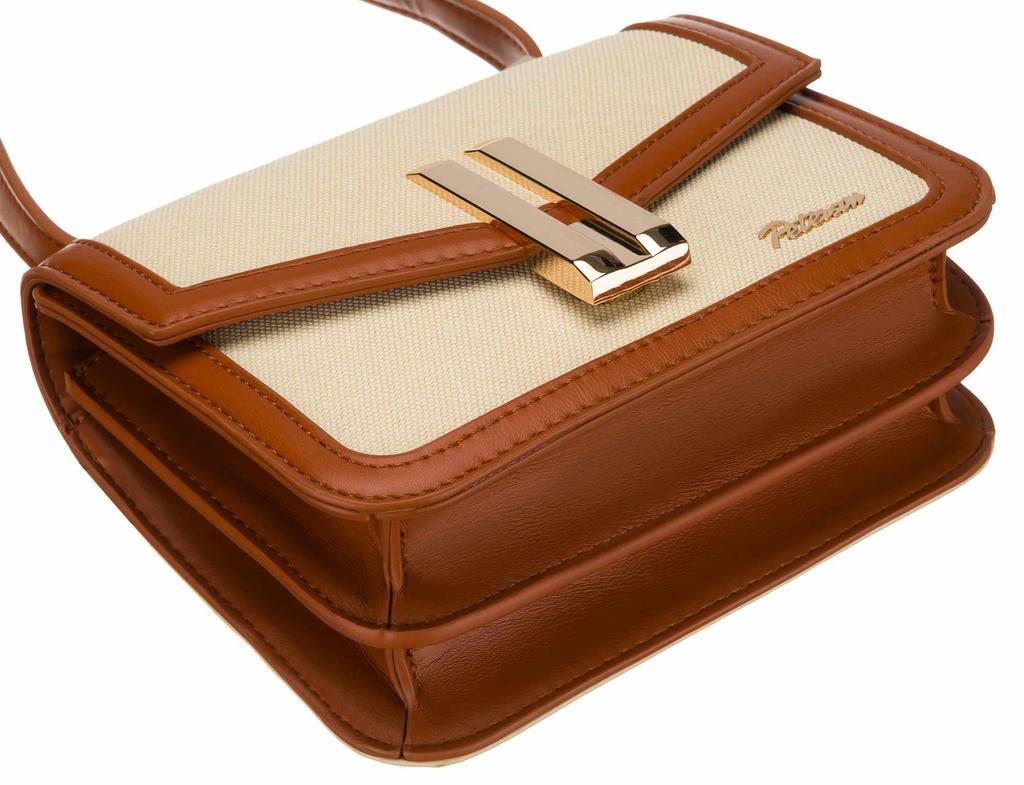 Torba damska PTN Dalia-1245 Ecru-Brown