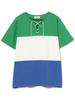 [BEAMS BOY] S/S TEE Wide Border Short Sleeve Women's GREEN ONE SIZE