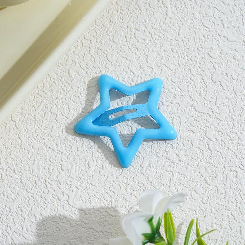 10 buc/set Agrafă de păr stea colorată drăguță pentru fete copii agrafe de păr adorabile pentru decorarea părului accesorii de păr pentru copii