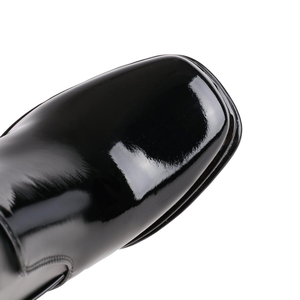 Dámské boty na vysokém podpatku podzimní a zimní nové sexy evropský a americký styl silný podpatek velká velikost kozačky po koleno