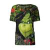 Women's Short Sleeved Patterned Pockets, Work Print Stand Up Collar, Single Breasted Protective Clothing, Cardigan Jacket, Top