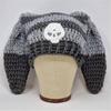 Y2K Anime Ear Cap Windproof Hat Female Beanie Headwear Handcrochet Pullover Hat
