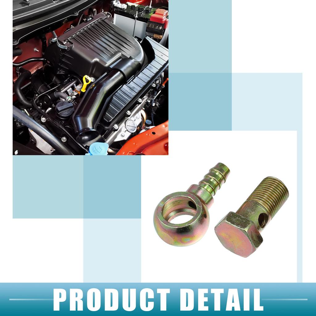 Ein ABSOPRO Banjo-Schraube M18x1.5 12mm Banjo Schlauchstutzen Schraubfitting Bremsleitungsfitting