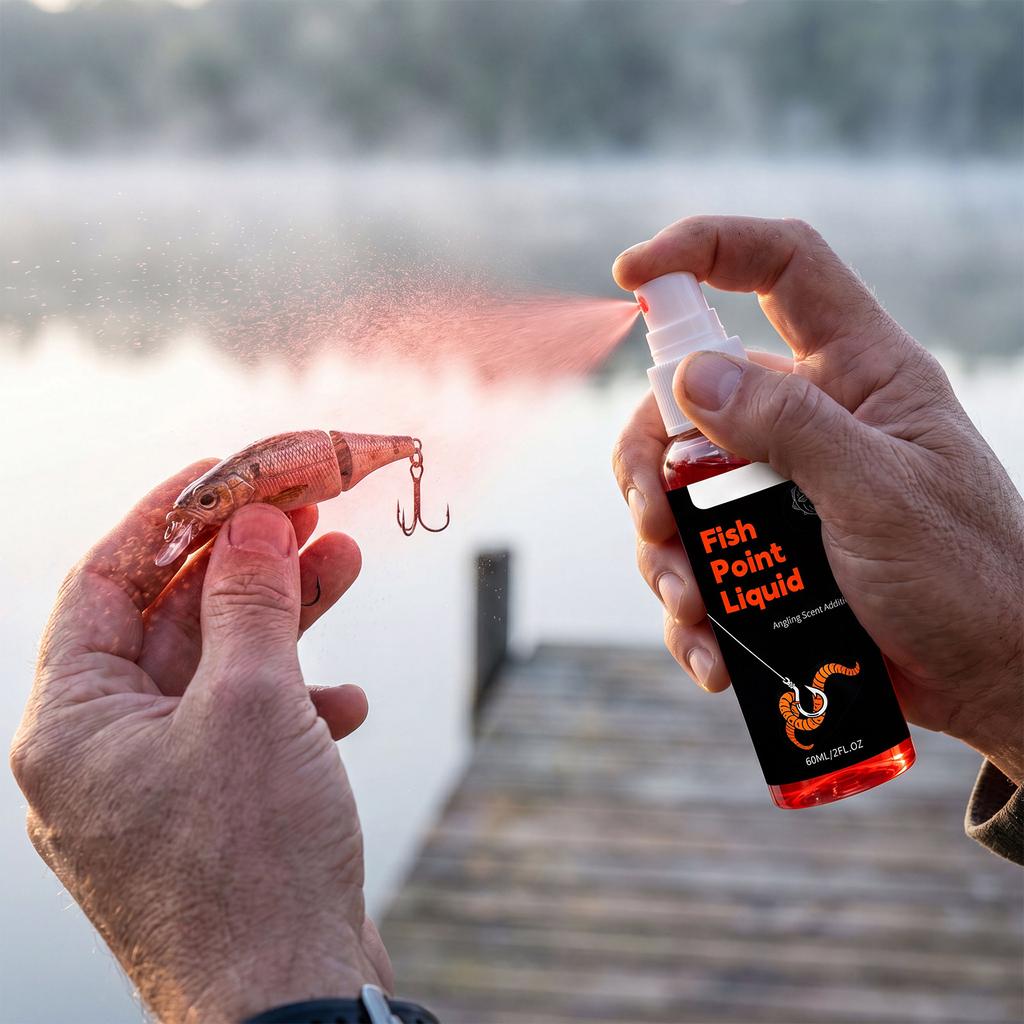 Spray Attrattivo per Pesca - 60ml Spray all'Odore di Pesce per e