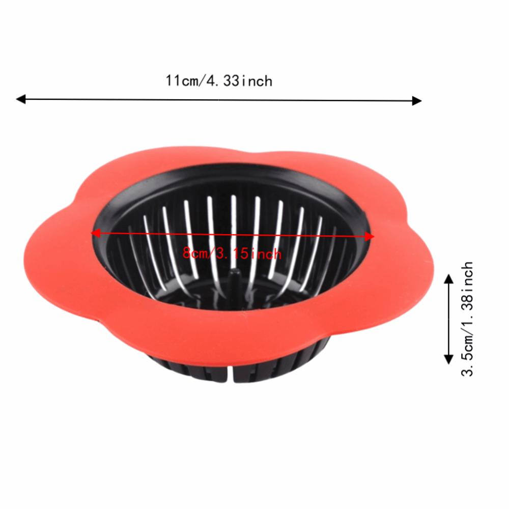 4 Pack 4.33 Inch Diameter Kitchen Sink Strainer Wide Rim Design Basin Sink Strainer Kitchen
