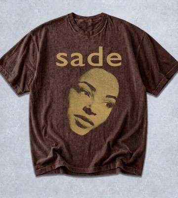 Vintage Sade 90s Concert Men's T-Shirt, Unisex Pop Music Tee Unisex Cotton Shirt