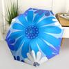 1pc Blue Daisy Automatic Opening/closing Umbrella with Auto Open/Close, Perfect Gift for Friends, Durable Plastic Handle yy250801164