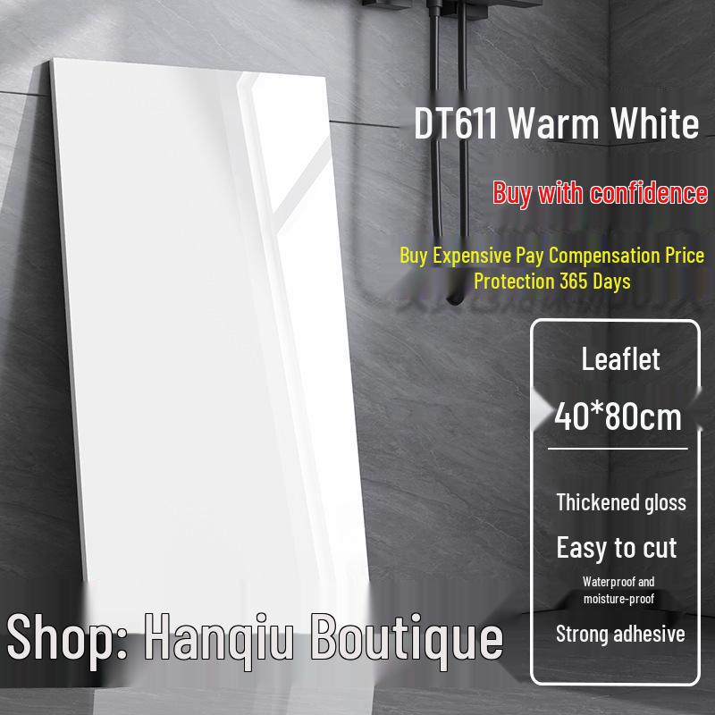 Self-Adhesive Grid Tile Wall Stickers for Bedroom, Living Room, Kitchen & Bathroom Renovation - Waterproof Decoration