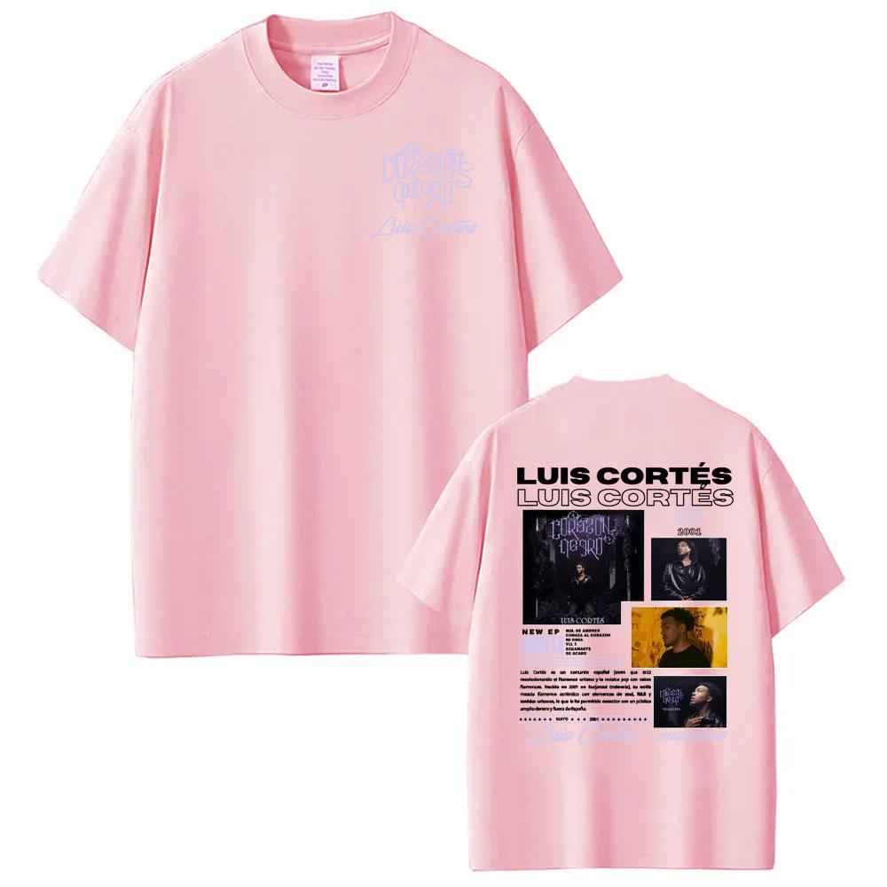 Rapper Luis Cortes Album 2026 Merch T Shirts Unisexs Clothing Fashion Vintage Hip Hop Tshirts Male 100 Cotton Tshirt Streetwear