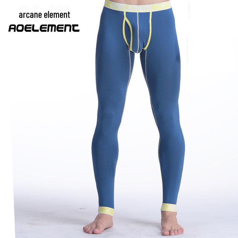 Leggings Térmicos de Algodón y Lana de Corte Slim para Hombre