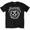 Killswitch Engage Skull Spraypaint T Shirt Black New
