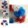 Das Platin-Jubiläum der Königin Rot Weiß Blau Blume Haarschmuck Krone Feiern Sie stilvoll!