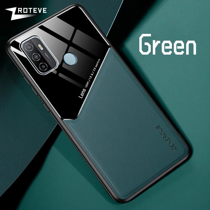For OPPOA53S Case PU Leather Car Magnetic Hard PC Cover For OPPO A53 S A53S A33 A32 A11S OPPOA53 OPPOA33 Phone Cases