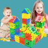 100/140PCS Plastic Building Blocks Bricks Toy For Baby Kids Funny Educational Colorful House Block Toys Children Christmas Gift