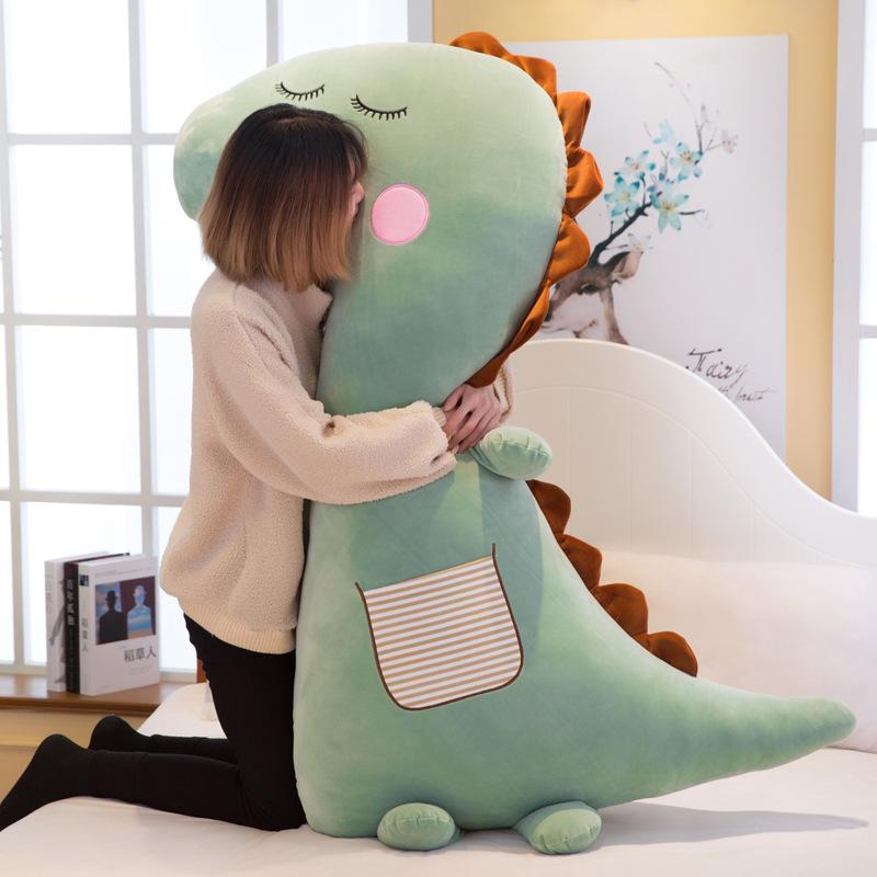 40-80cm New Large Size Kawaii Dinosaur Plush Toys Soft Dinosaur Animal Pillow Stuffed Doll Toy for Kids Children Animals Gifts