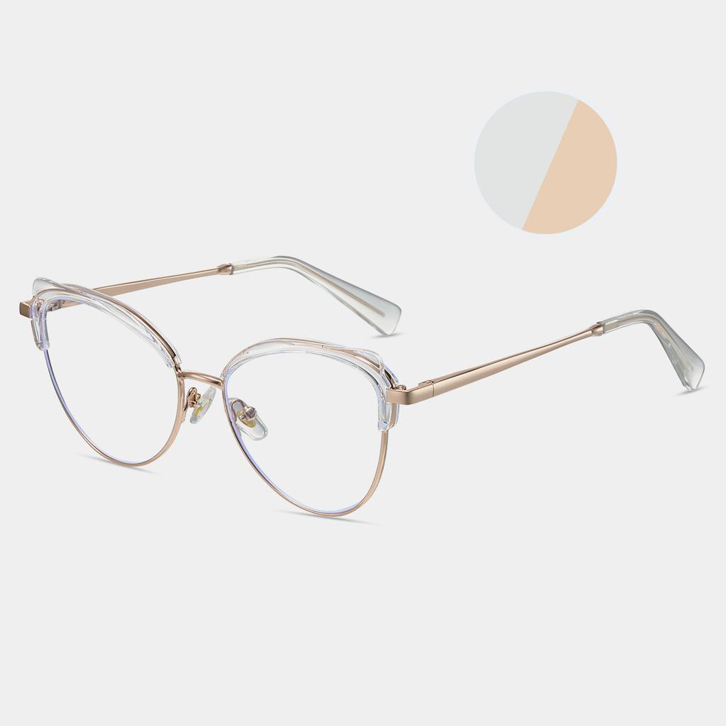 Fashion Cat Eye Presbyopia Glasses For Women Luxury Brand Vision Transparent Reading Glasses Antifatigue Computer Eyewear