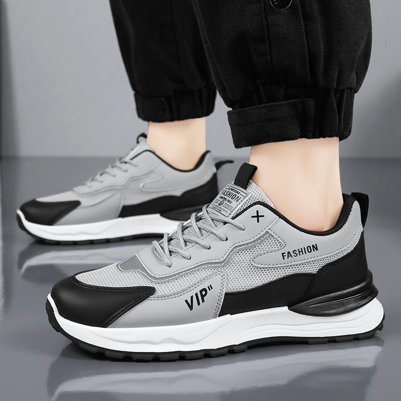 Breathable Classic Running Sneakers for Man Outdoor Light Comfortable Mesh Shoes Slip On Walking Shoes Tenis