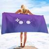 Gamepad Teens Boys Beach Towel,Modern Abstract Sandless Gamer Gaming Microfiber  Towel, Extra Large Adult  Towel