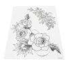 Temporary Tattoo Sticker Arm Chest Back Leg Waterproof Women Flower Tattoo StickerTH‑400